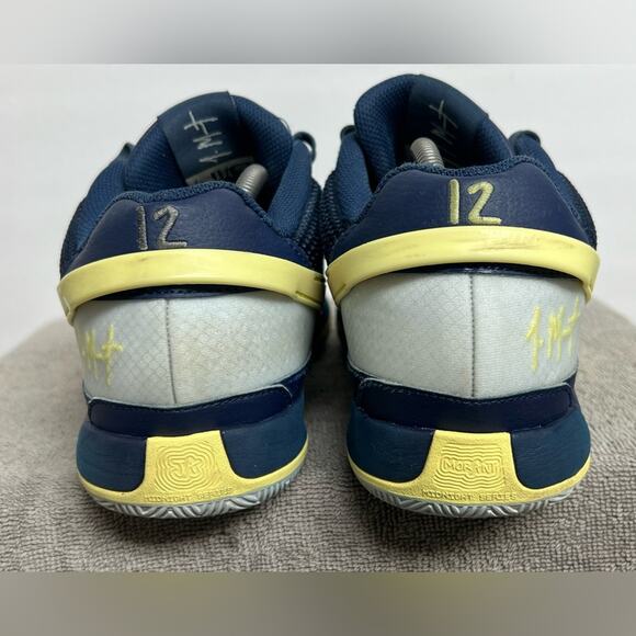 Nike Ja 1 Murray State Midnight Navy Blue and Yellow FQ4796-402 Mens Size 9.5 - Picture 6 of 10
